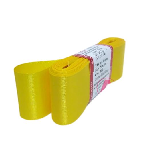 Fita de Cetim 10m - Amarelo 132