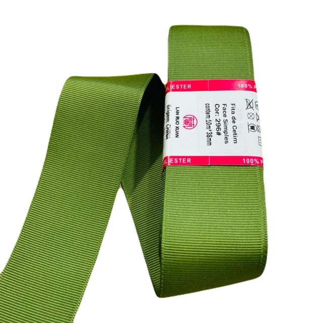 Fita de gorgurão Sanding 10m - Verde Militar 296