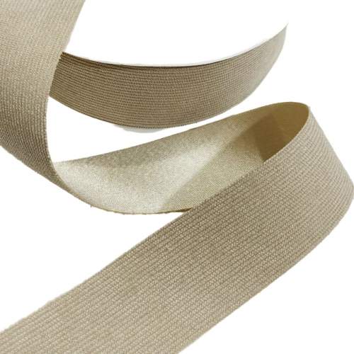 Fita de Veludo Cotelê (Dupla face) de 38mm (Venda Por Metros) - champanhe
