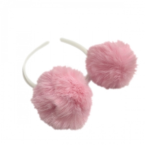 Pompom Pelúcia - Rosa Bebê