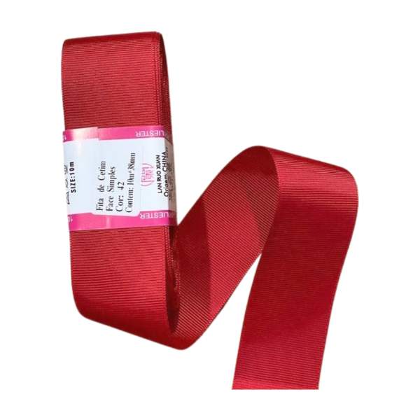 Fita de gorgurão Sanding 10m - Vinho 42