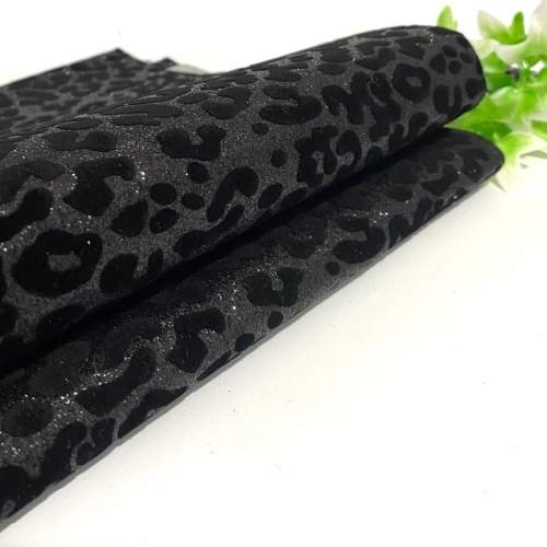 Lonita em Glitter - Onça Glitter Preto