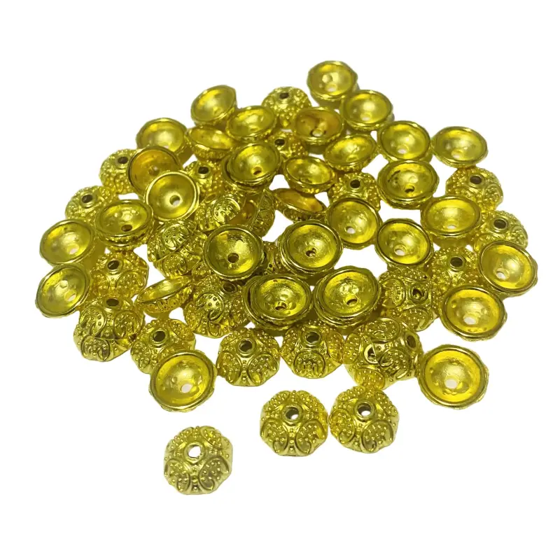 Tulipas ABS OURO de 10mm com 10g aproximadamente 75 unidades - Dourado
