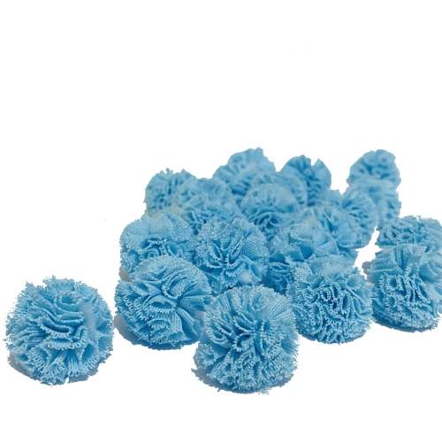 Pompom de Malha Poliéster - Azul Bebê