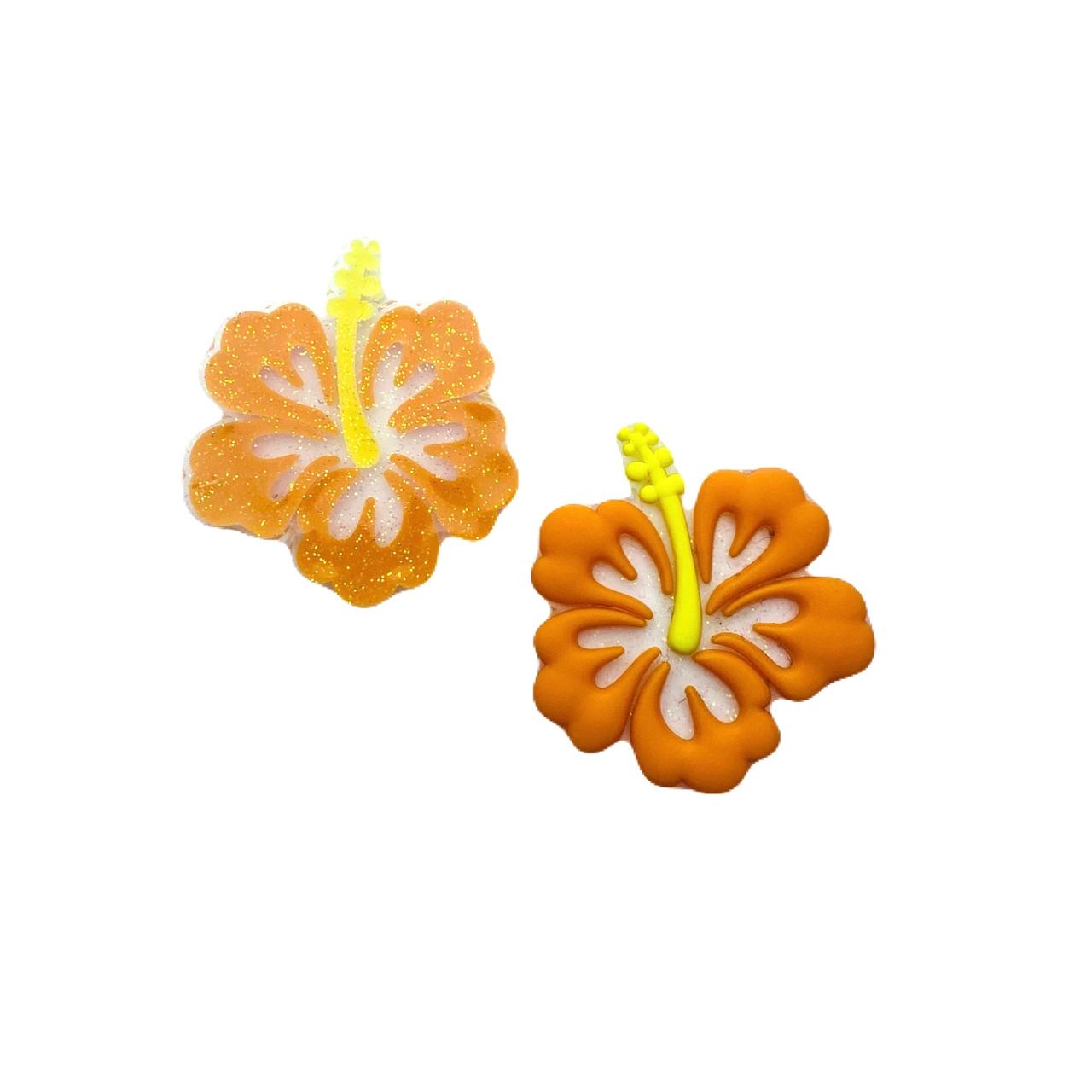Aplique de Silicone Emborrachado Moana - Flor Moanaa AN1116