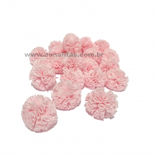 Pompom de Malha Poliéster - Rosa Princesa