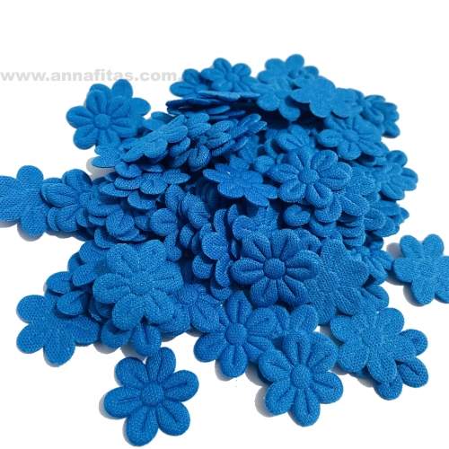 Flor Prensada  - Azul Neturno 218