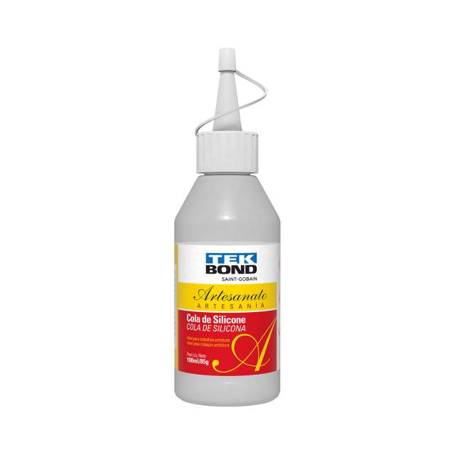 Cola de Silicone Artesanal Tek Bond 85g 100ml - Transparente