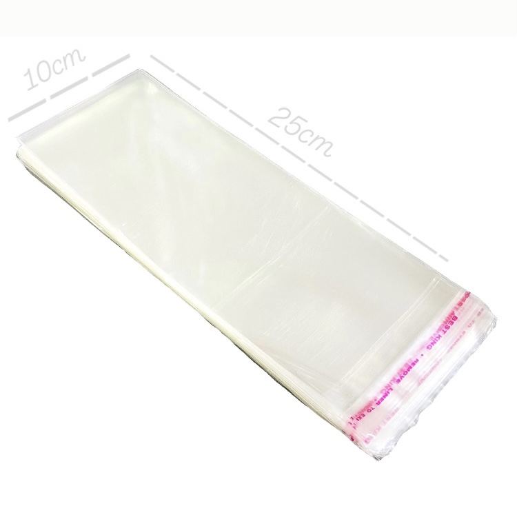 Embalagem Adesiva Transparente 10cm X 25cm 100 unidades