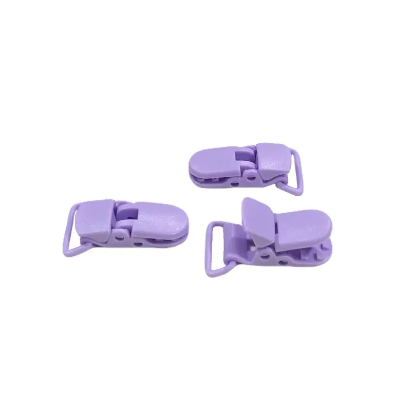 Clipes Jacaré para Prendedor de Chupeta de 1,5x3,8 cm LILÁS - Lilás Claro