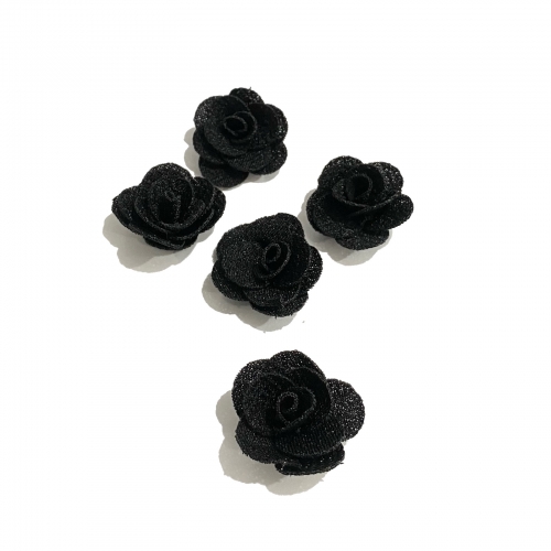 Flor de Tecido - Preto 39