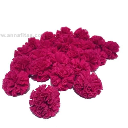 Pompom de Malha Poliéster - Rosa Pink