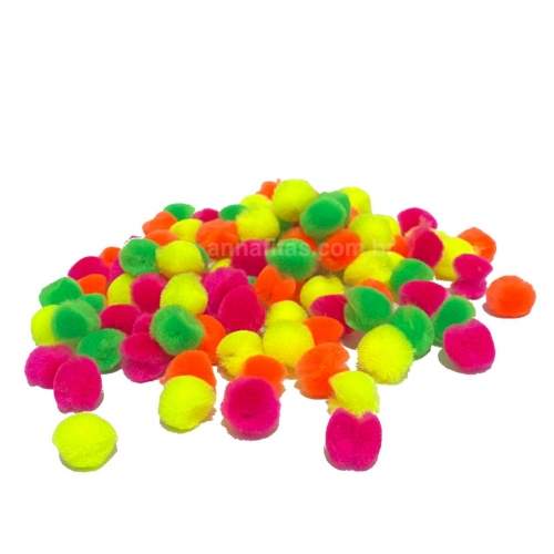 Pompom Bolinha - Coloridos Neon