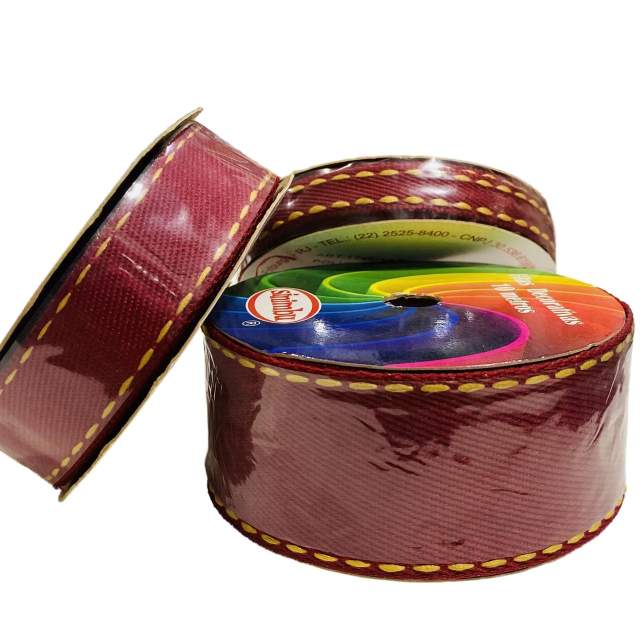 Fita Jeans Pesponto Marron 10m - Marsala 164