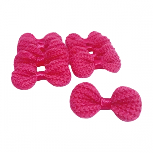 Lacinho de Crochê - Rosa Pink