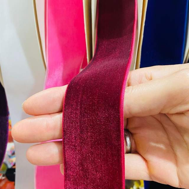 Fita de Veludo Sanding - Veludo Vinho Escuro 240