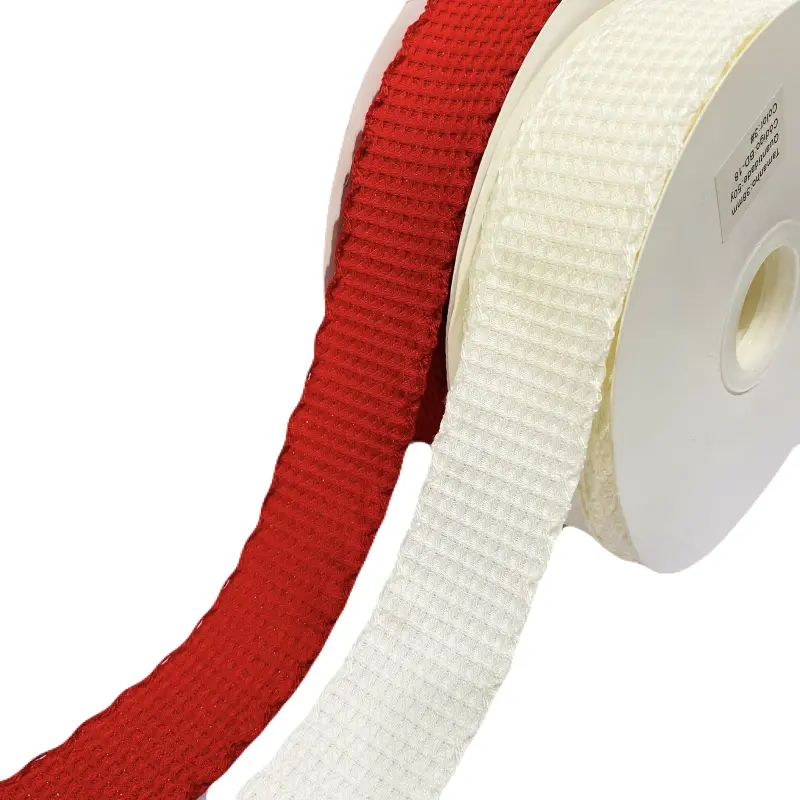 Fita com Borda e Fio Dourado Lan Ruo Xuan Creme - Creme 02
