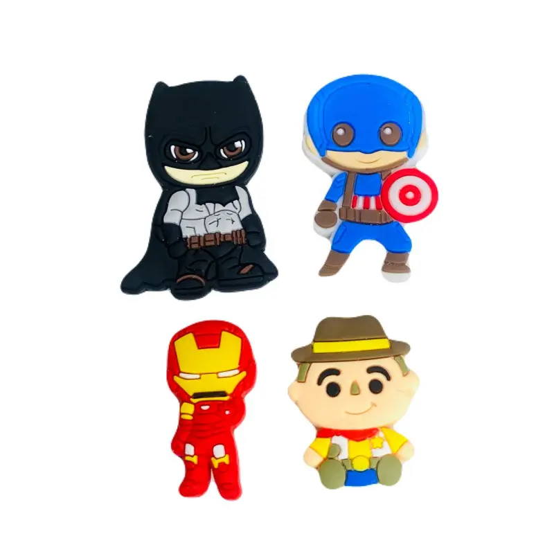 Aplique de Silicone Emborrachado Personages Xerife Woody toy store 4cm X 2,5cm - Amarelo