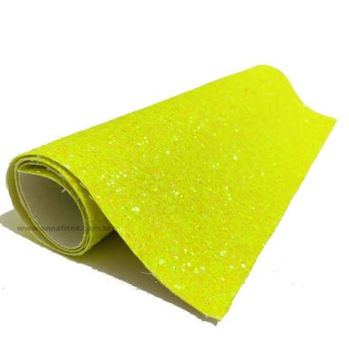 Lonita em Glitter - Amarelo Neon