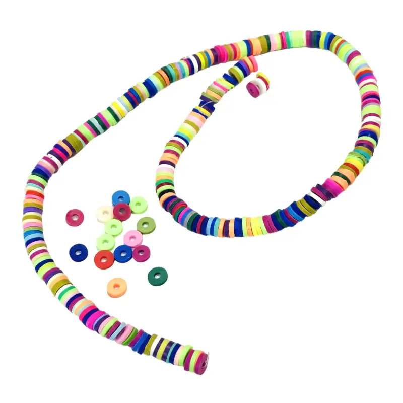 Aplique Disquinhos para Pulseiras Aproximadamente 400 Unidades de 6mm Modelo MEIOP6 - Colorido