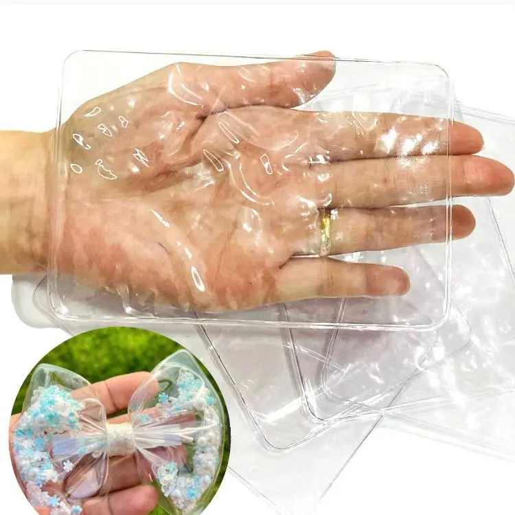 Plastico Selado para Laço Piscina GRANDE de 10x15cm Com 5 Unidades - Transparente