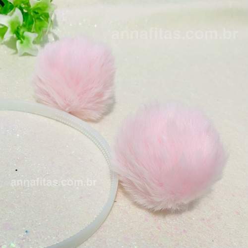 Pompom Pelúcia - Rosa Princesa