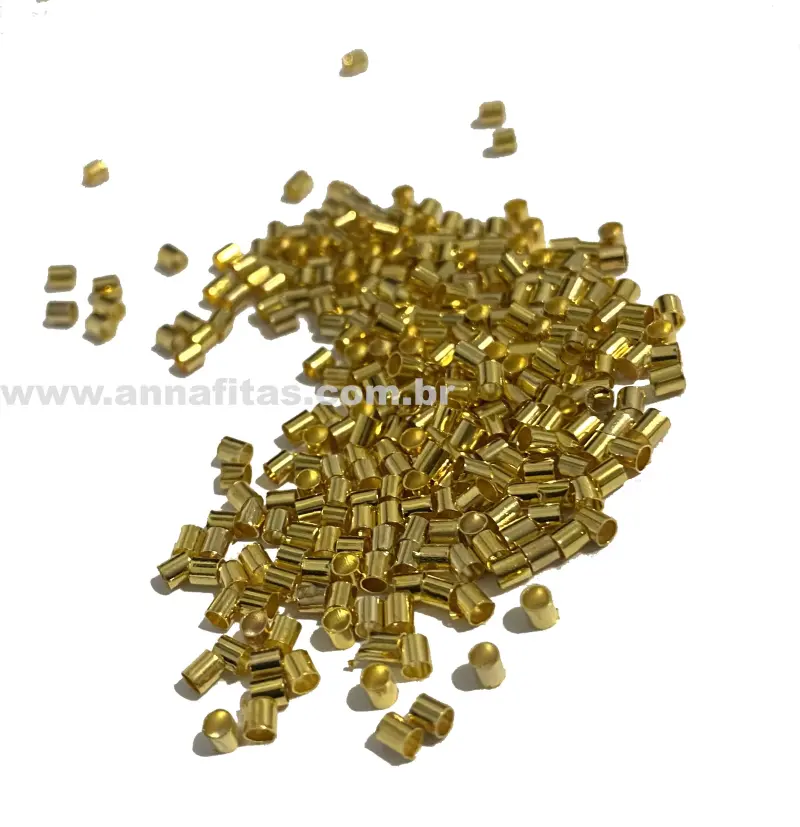 Fixador para Pulseira Dourado de 2mm com 9 gramas