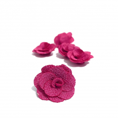 Flor de Tecido - Rosa Pink