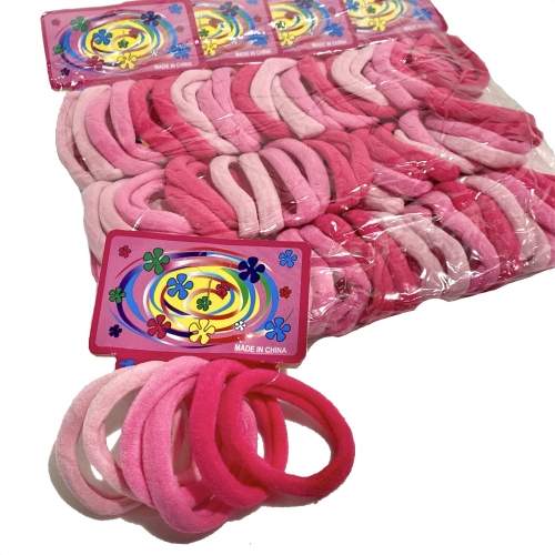 Elásticos Xuxinha Rabicó - Tons de Rosa Claro