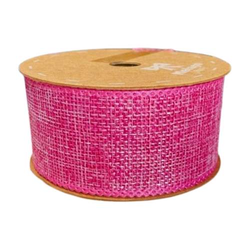 Fita da Juta de 40mm  - Rosa Claro 04