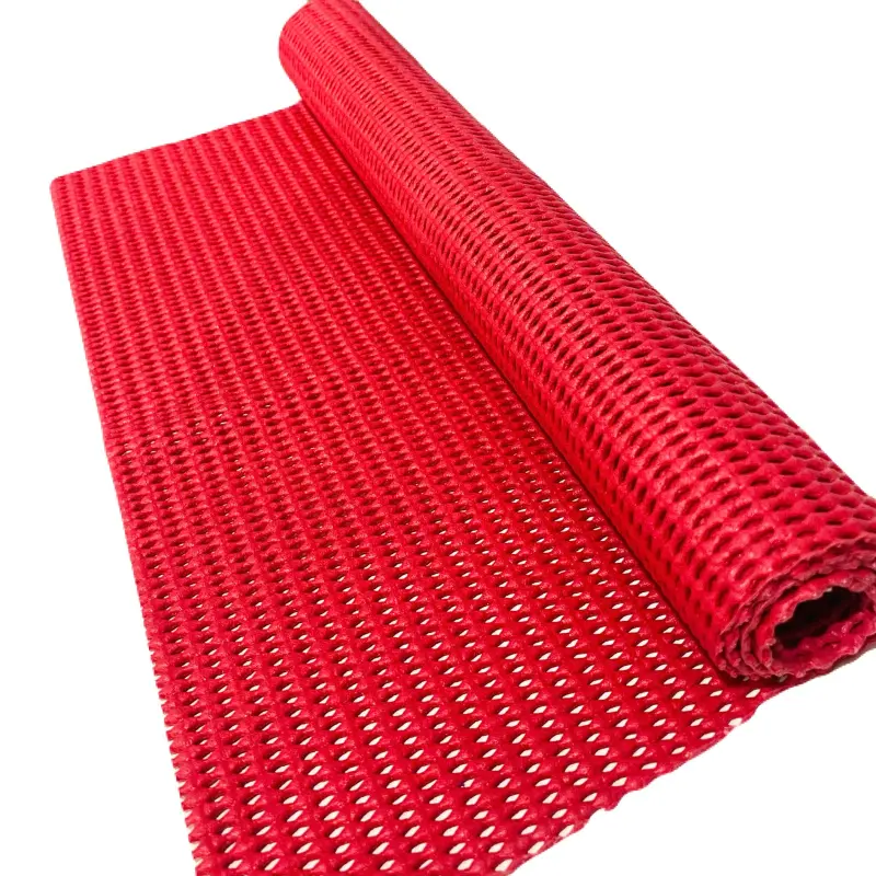 Tela Antiderrapante Branco Gelo 30 por 60 cm - vermelha