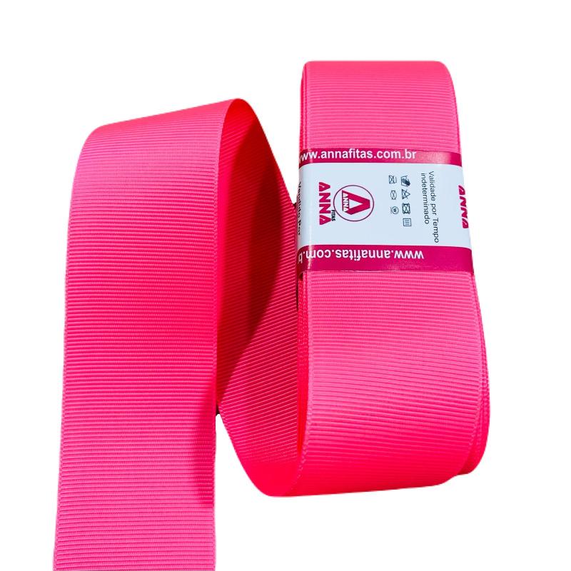 Fita de gorgurão Sanding 10m - Rosa Neon 249
