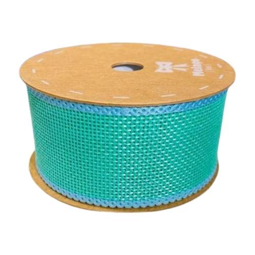 Fita da Juta de 40mm  - Verde Água