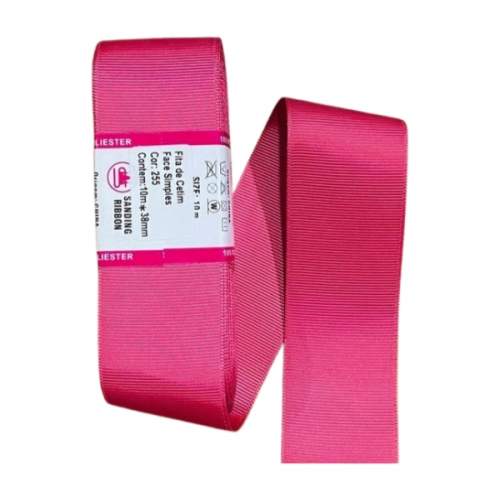 Fita de gorgurão Sanding 10m - Hibisco 255