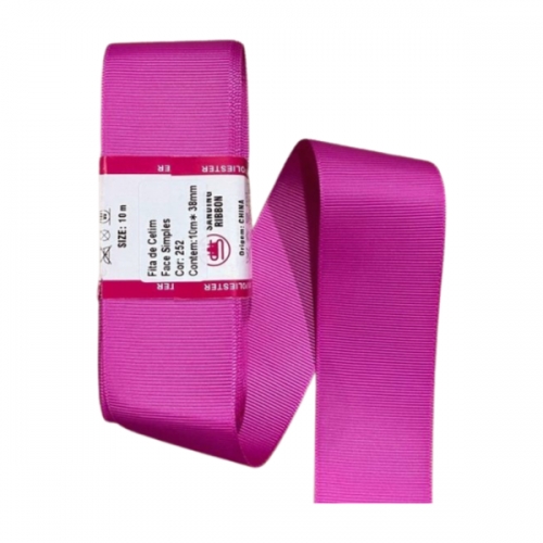 Fita de gorgurão Sanding 10m - Lilas Rosado 252