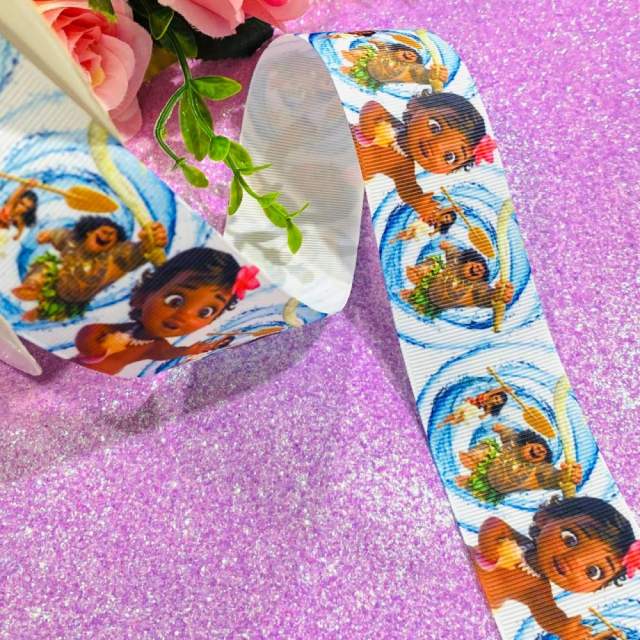 Fita de gorgorão Personalizada de 38mm - P_Moana