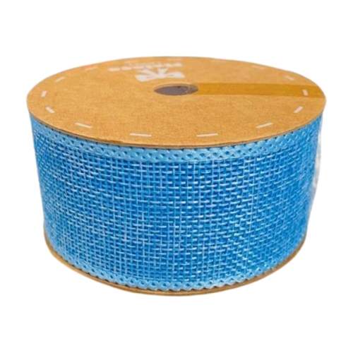 Fita da Juta de 40mm  - Azul Bebê
