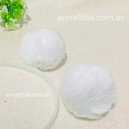 Pompom Pelúcia - Branco 01