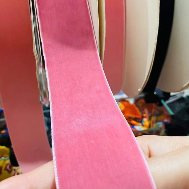 Fita de Veludo Sanding - Veludo Rosê 224