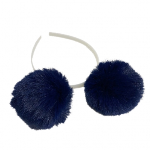 Pompom Pelúcia - Azul Marinho