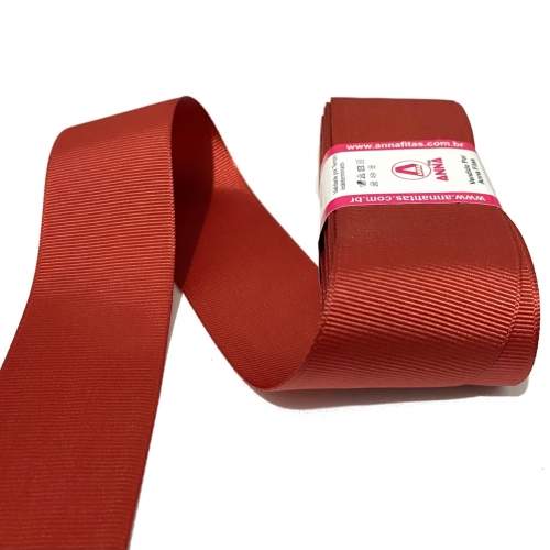 Fita de gorgurão Sanding 10m - Vermelho Goya 263
